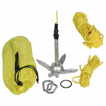BOOKAZINE 3.25 lbs Kayak Fishing Anchor Kit TI3571140